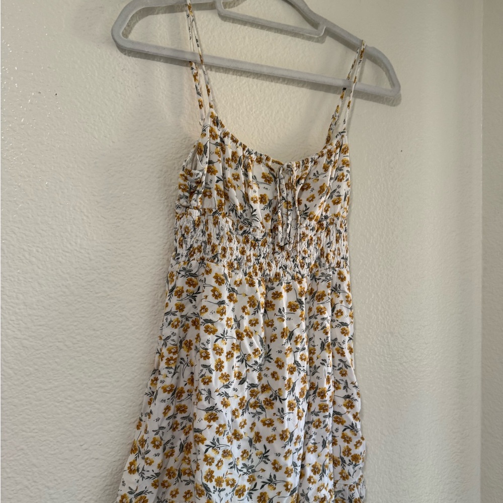 Floral Sundress with Yellow Flowers